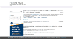 Desktop Screenshot of hosting-news.info